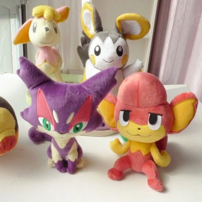 

Куклы-покемоны Snivy Emolga Tepig Пикачу, оленьи пансажные куклы, милый мягкий детский подарок на день рождения, Рождество