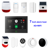 TAIBOAN Wireless Home Alarm System WIFI Host 433MHZ Burglar Motion Detector Fire Smoke Detector TUYA Smart Life APP Control