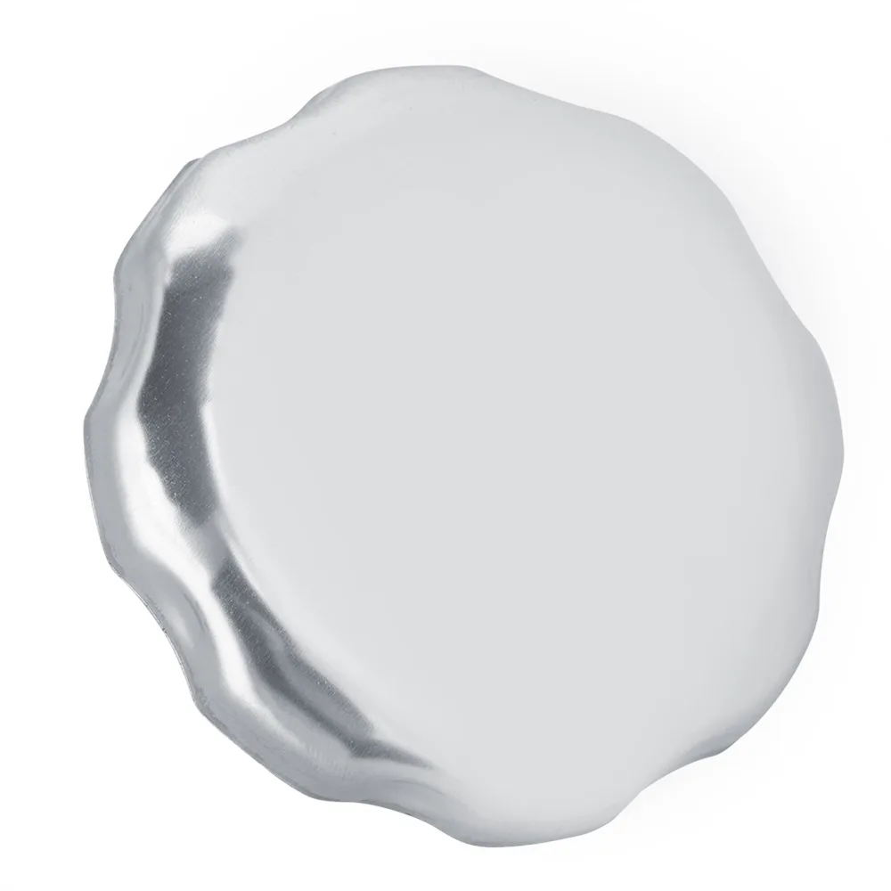 2PCS Chrome Finish Fuel Tank Cap Plastic Compact Gas Cap Cover Universal Fit Silver for GX160 GX200 GX240 GX270 GX340 GX390