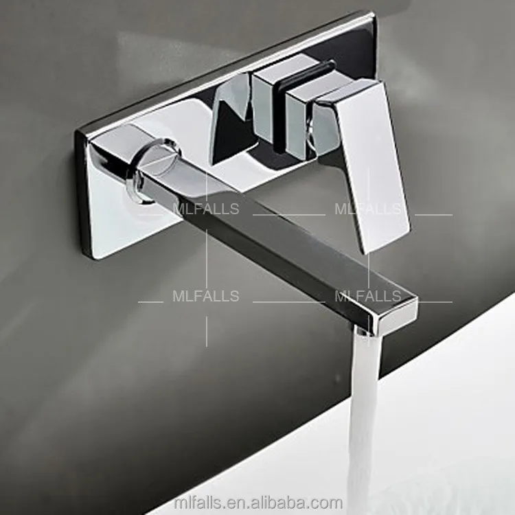 

European Wall Mounted Basin Tap Brass Bathroom Accessories Set Used Bathroom Fixtures MLFALLS