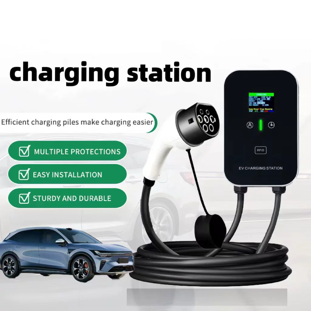 European Standard Type 2 Electric Vehicle Charging Station For Zeekr 001 009 X 7X Charging Pile