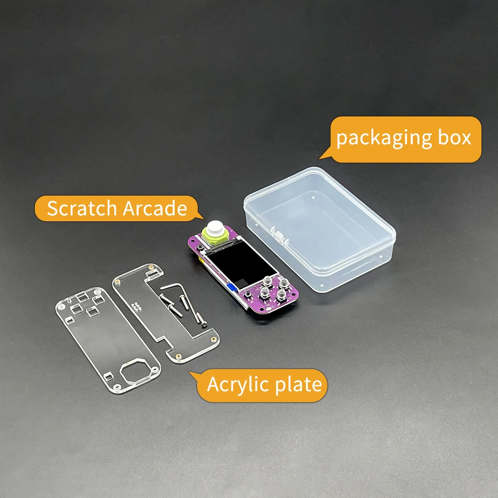 خدش ممر آلة تعلم البرمجة Esp32 مجلس التنمية واي فاي بلوتوث Espnow التعامل مع لعبة وحدة التحكم لا Makecode Llm