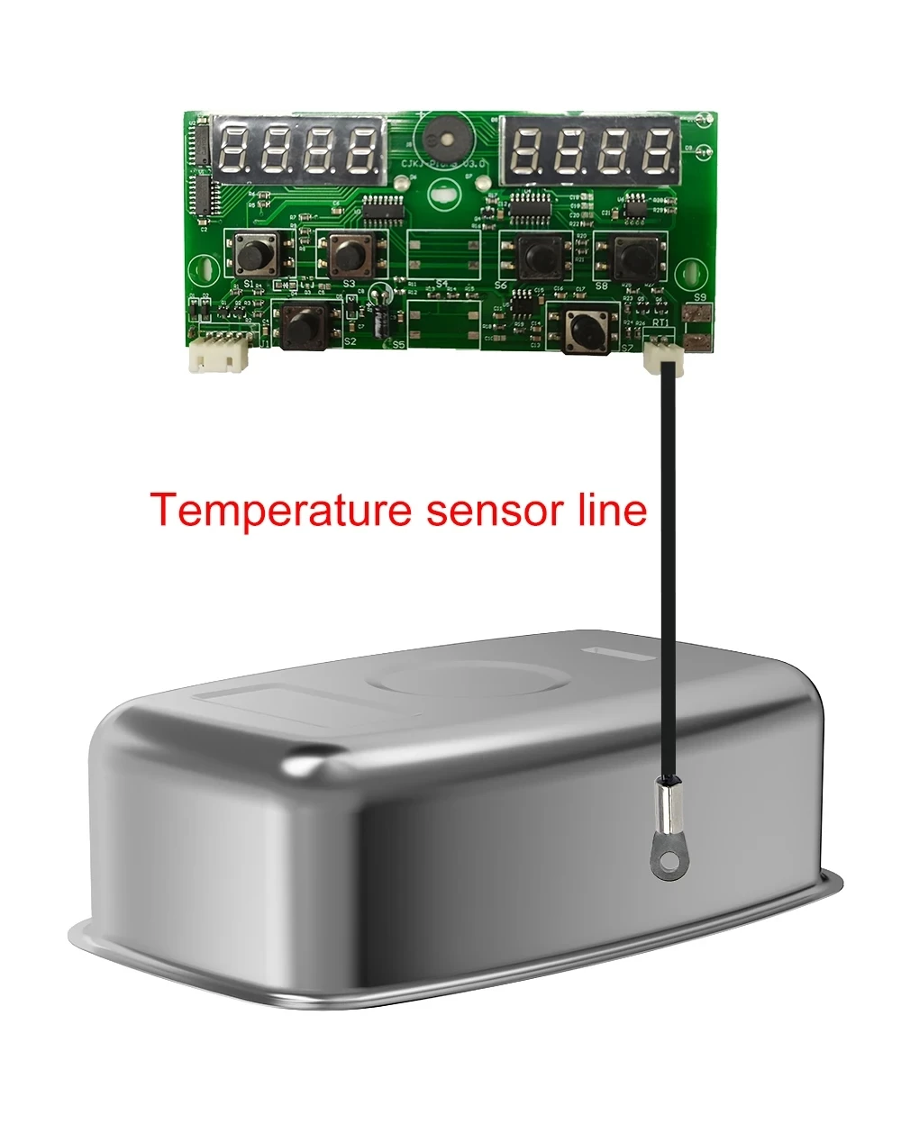 Ultrasonic Cleaner PCB Driver Boards Circuit Board Kit With 40KHz Ultrasounic Transducer