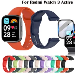 Bracelet en silicone pour Xiaomi Redmi Watch 3, remplacement de bracelet, bracelet de montre, sport intelligent, actif, Redmi Watch 3Lite