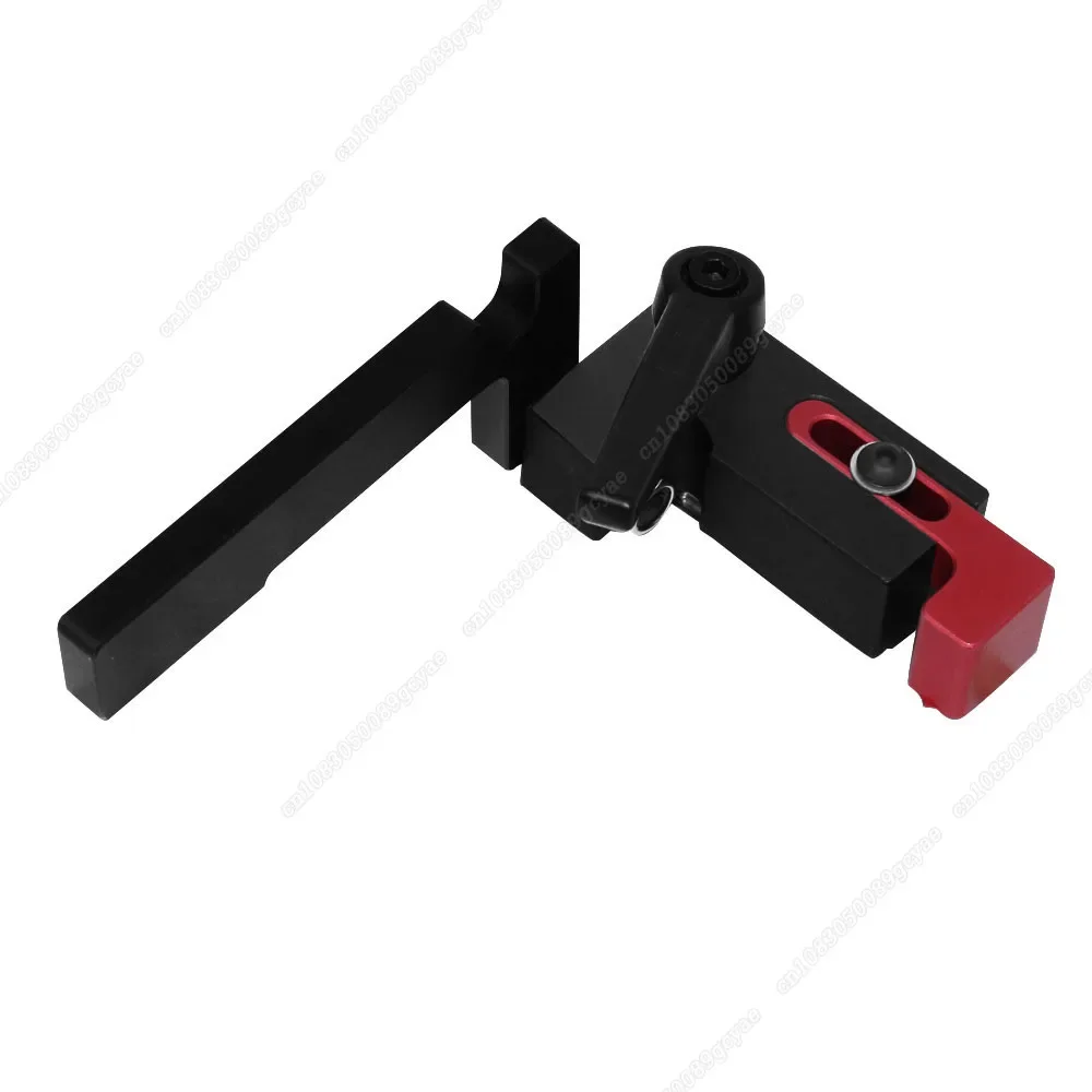 الألومنيوم ميتري المسار توقف 75-نوع شلال المحدد النجارة منضدة T-فتحة T المسار الوجه وقف T-المسار سياج انزلاق موصل #2