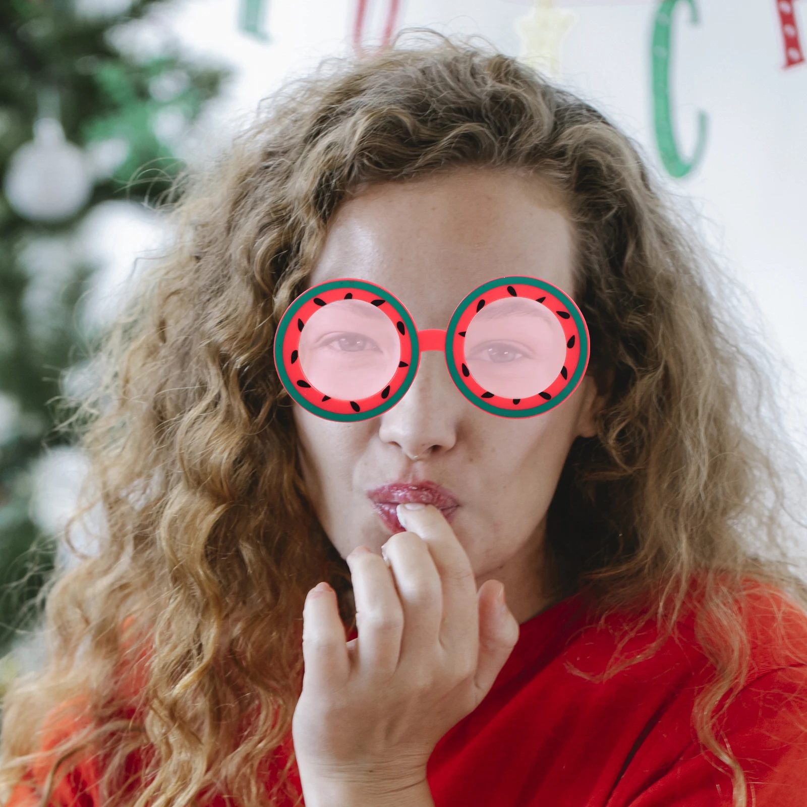 

s Watermelon Glasses Funny Hawaiian Sunglasses Party Eye Photo Props Plastic Luau Favors Carnival Dance Performance Novelty