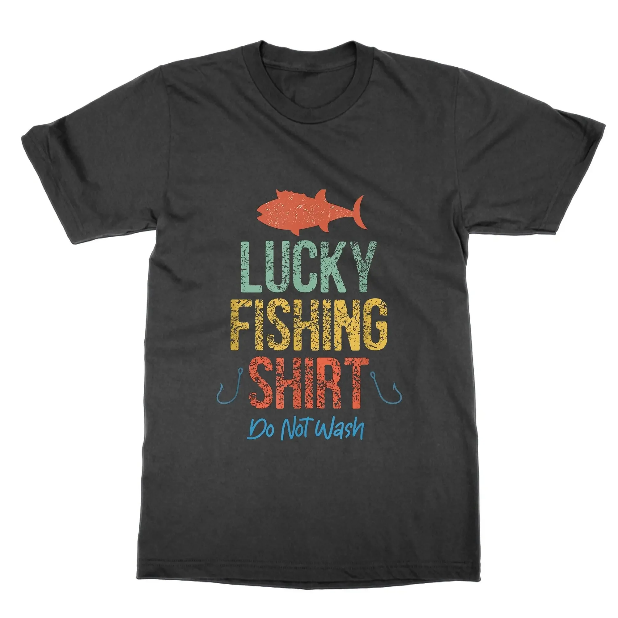 

Lucky Fishing T Shirt funny fisherman top