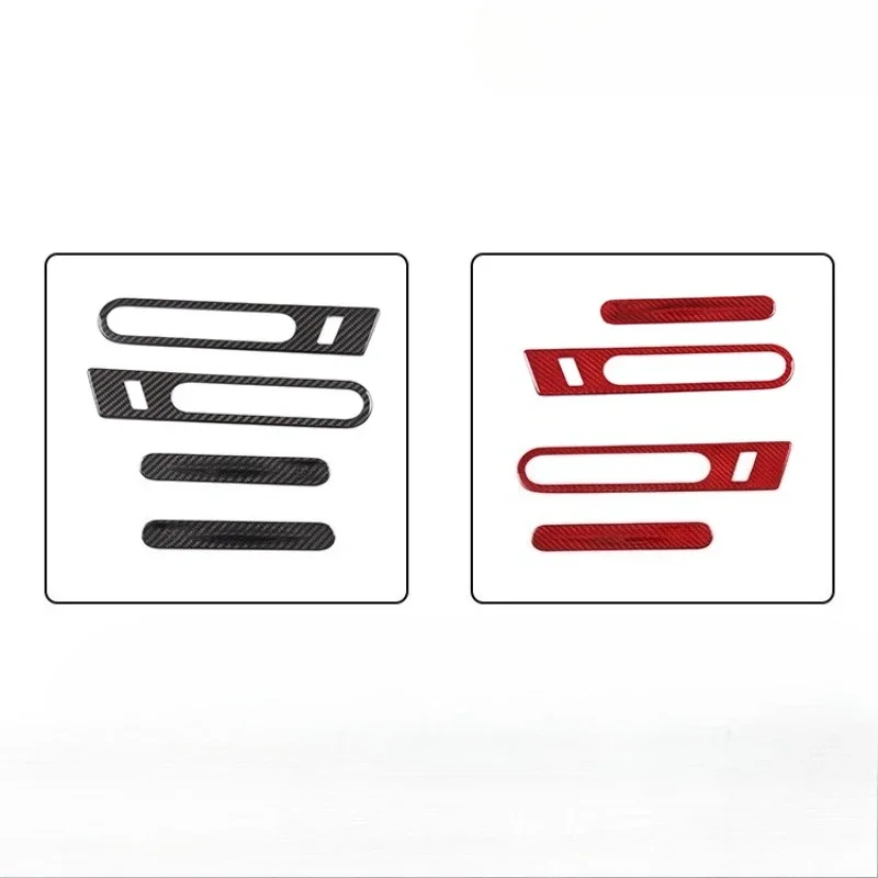 

For Nissan GT-R R35 Applicable Real Dry Carbon Fiber decorative modified accessories for the door handle sticker from 2008 2016