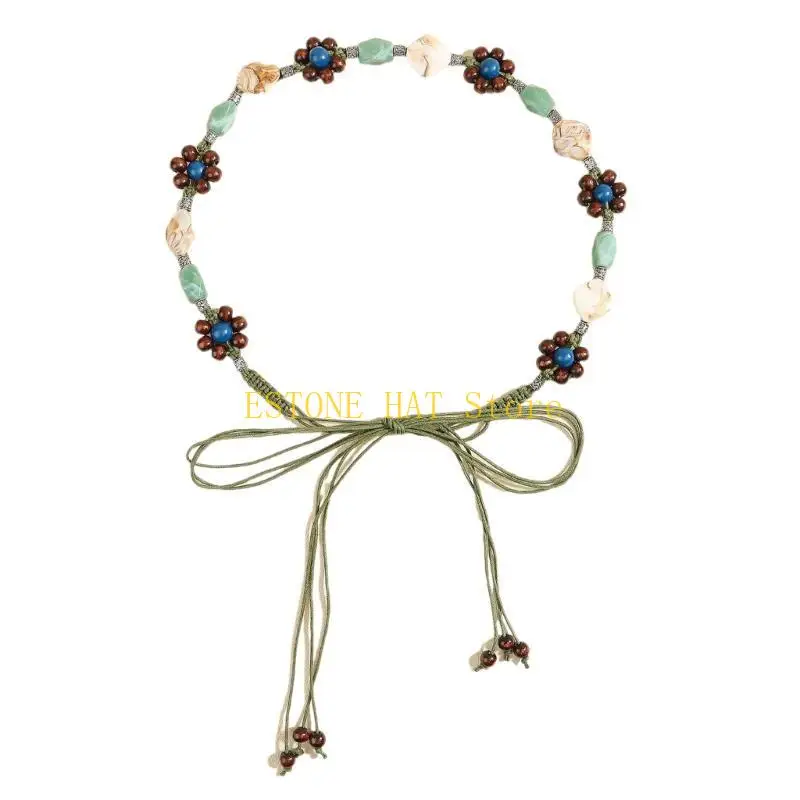 

49MF Элегантный тканый пояс Уникальные брюки Платье Декоративная талия Новые женские ремни для джинсов и платьев