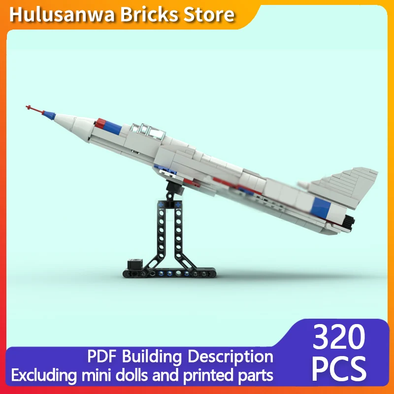 

X-29 Military Aircraft Model MOC Building Bricks War Equipment Modular Technology Gifts Holiday Assemble Children Toys Suit