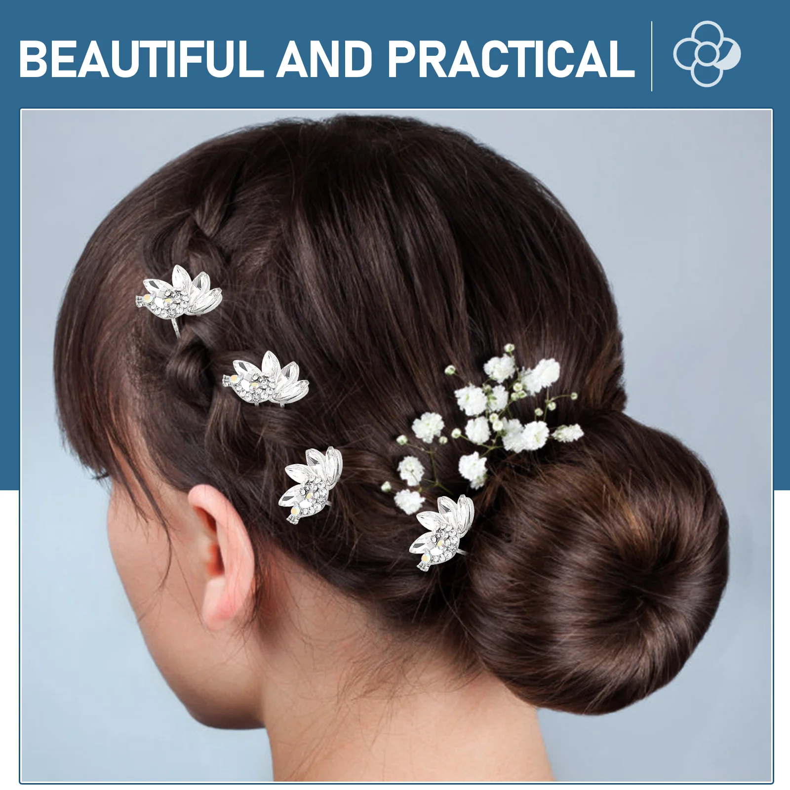 

Набор из 4 заколок для волос в древнем стиле с блестящими стразами, свадебные аксессуары для волос для женщин, для причесок невесты, выпускных и вечерних мероприятий