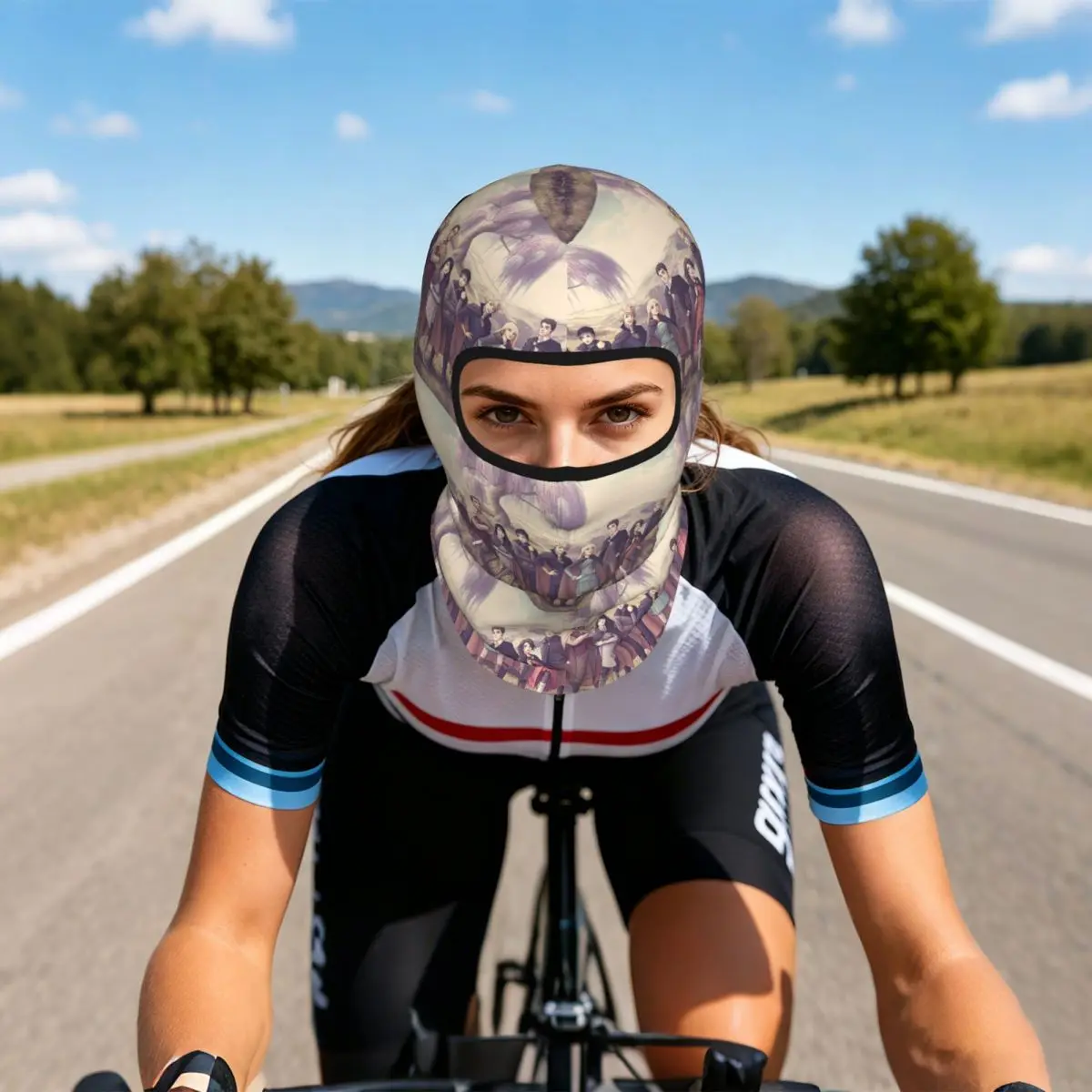 Keeper Of The Lost Cities Character Breathable Thin Balaclava Full Face Mask Sun Protection Neck Gaiter For Motorcycle Outdoor