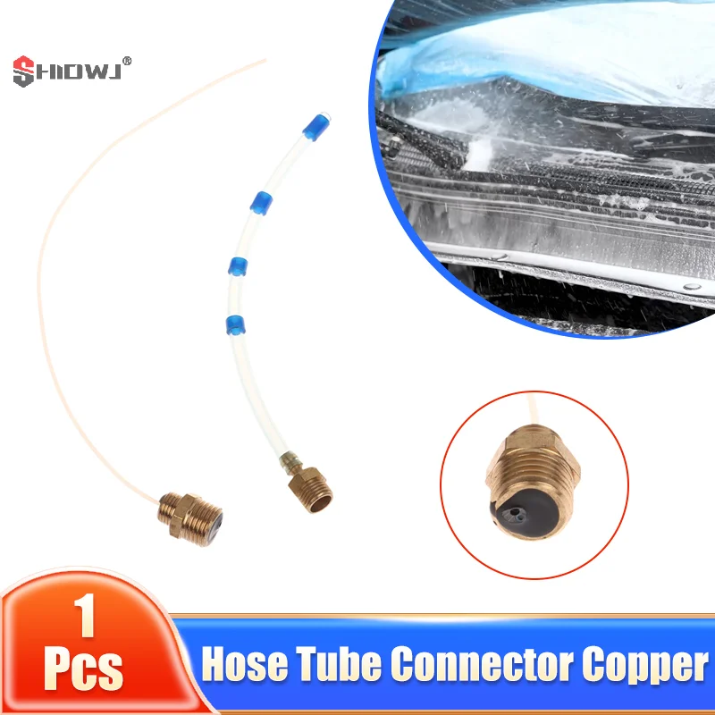 1Pcs Liquid Water Pipe Hose Tube Connector Copper For Tornador Cleaning Wash Washing Gun Parts Accessories