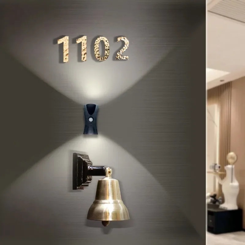 Simple Magnetic Attraction Doorbell Creative Modern Entrance Hall Reminder Bell Luxury Multifunctional Art Decorative Bells