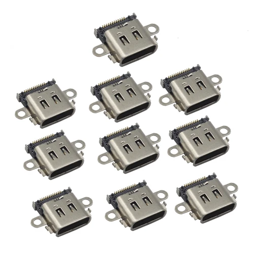 Imagen 2 del producto 【5-1PCS】para interruptor NS OLED puerto de carga Usb lote de enchufes para consola Switch Lite conector de alimentación puerto de enchufe tipo C