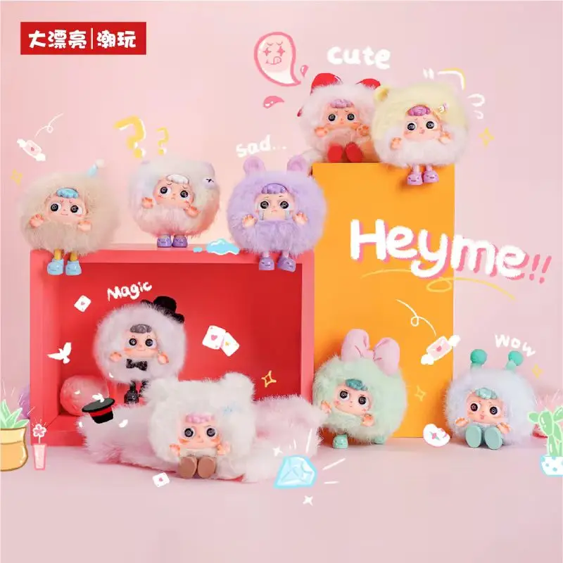 

Baby Three Heyme Hi Spookie Series Виниловая плюшевая кукла Слепая коробка Настольный орнамент Сумка Подвеска Декор Трендовая игрушка Таинственная коробка Соберите подарок