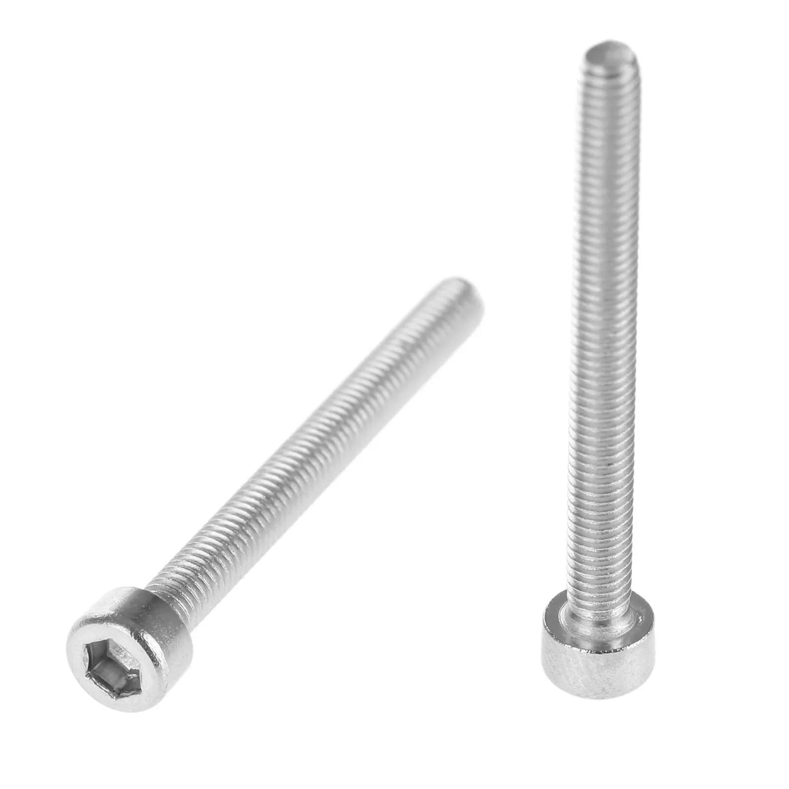50Pcs M3 X 30mm Stainless Steel Allen Hex Socket Cap Head Screws Bolt Construction Cars Manufacturing Machinery Industries