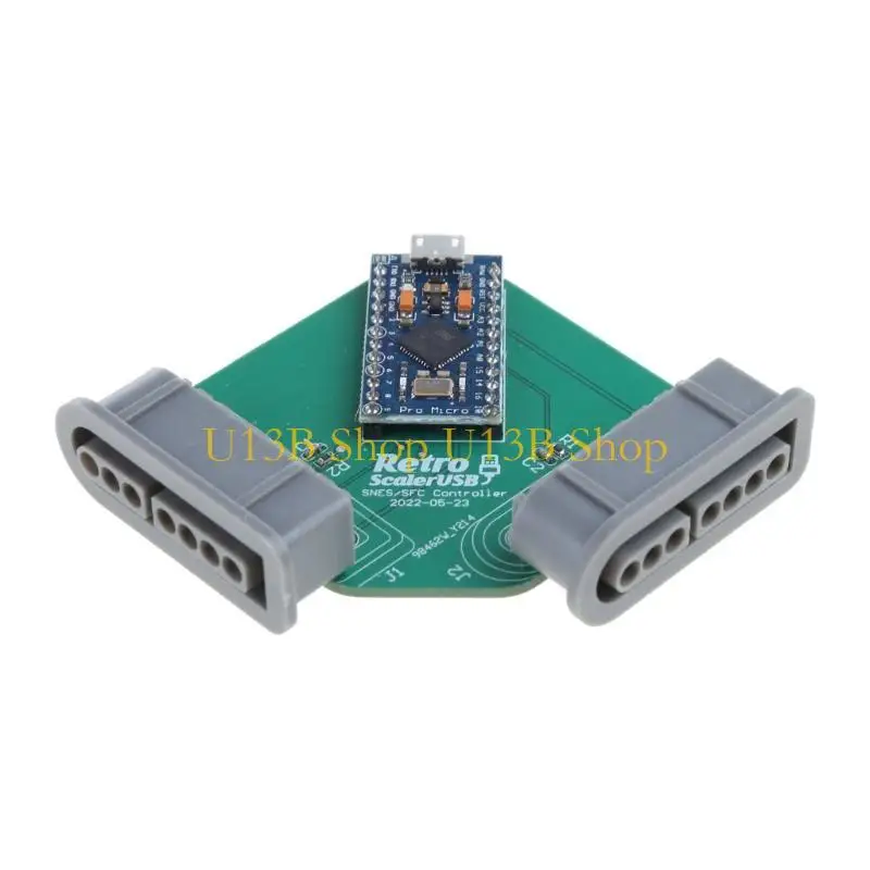 U13B Game Controllers to USB Adapter Plate/for Arduino Micro Development Board for MD/CD32/NES/SNES/PCE