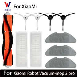 Xiaomi Mi Robot vakum-paspas 2 Pro/Lite MJST1SHW MJSTL Hepa filtre paspas bezi ana yan fırça Mijia süpürge aksesuarları