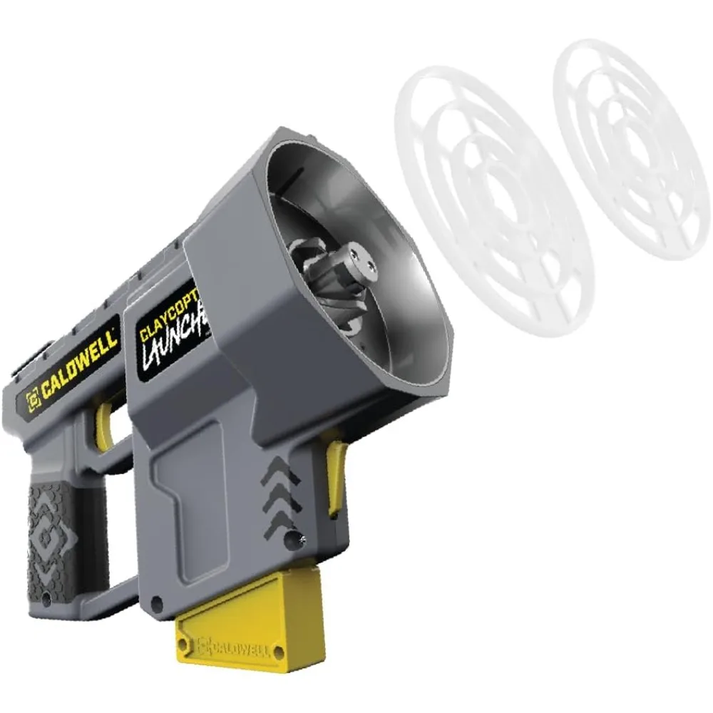 Electric Handheld Clay Target Launcher Rechargeable Variable Speed Up to 100 YDS for Shooting
