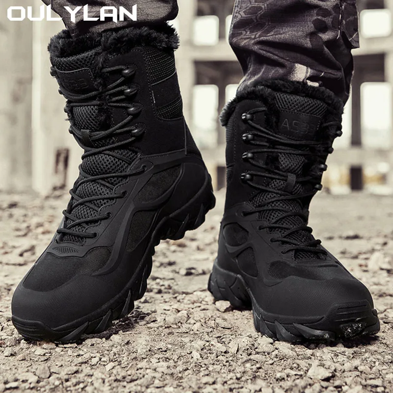 Winter Outdoor Warm Climbing Ankle Sports Climbing Shoes Men Women Desert Snow Boots Durable Training Shoes Ankle Boots