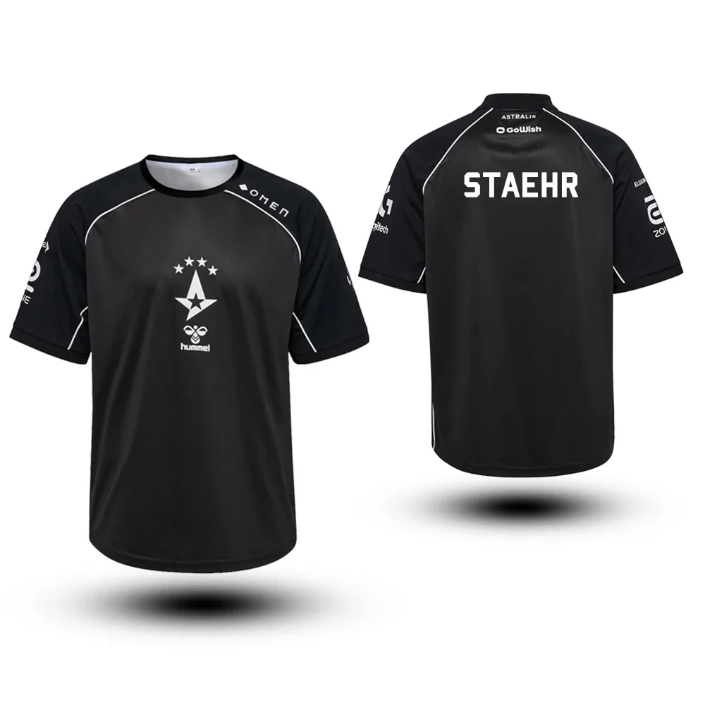 CS2 Esports Club Astralis 2025 جديد الفانيلة لاعب زي مخصص المشجعين هدية تي شيرت تنفس بلوزات للرجال والنساء