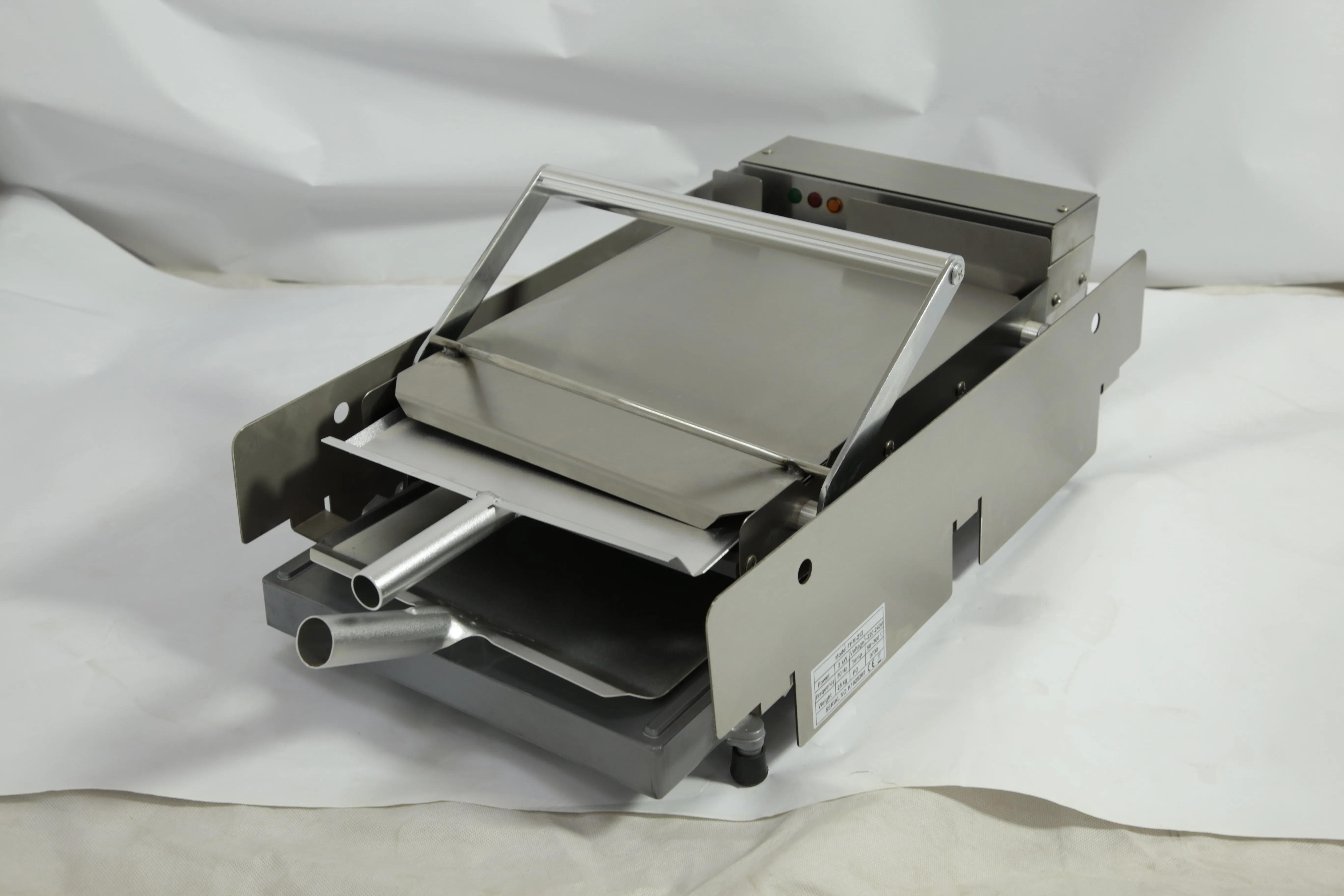 Commercial Double Layer Hamburger Toaster Hamburger Bun Toaster Burger Making Machine Manual Hamburger Machine