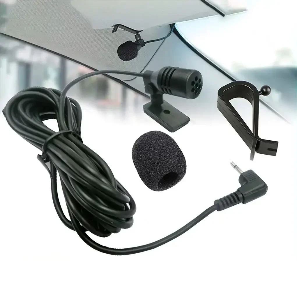 2.5mm Car Audio Microphones Jack Plug Mic Light Vehicular Accessories Consumer Electronics Enabled Replacement