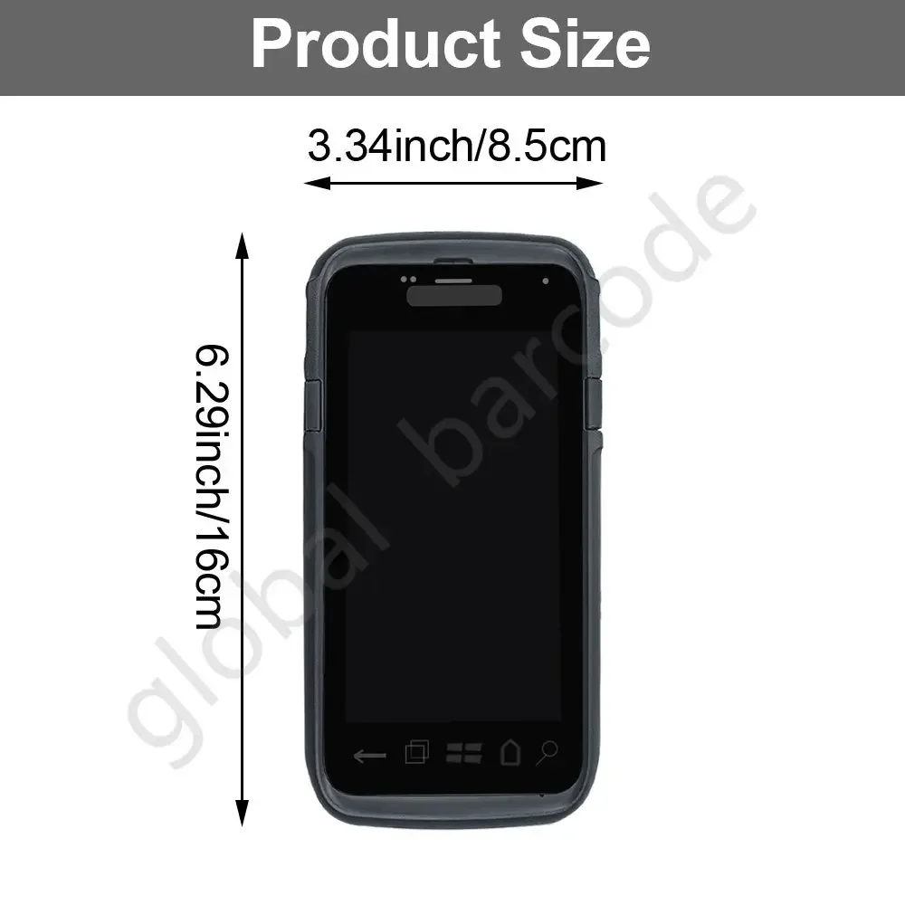 LCD mit Touch-Digitizer mit Frontabdeckung für Honeywell Dolphin CT50