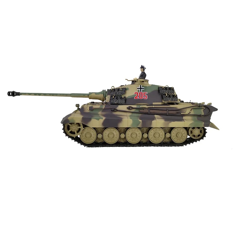 Henglong Rc 3888a German Tiger King Henschel Heavy Remote Control Tank 2.4g Models Multifunctional Adult Remote Control Toy