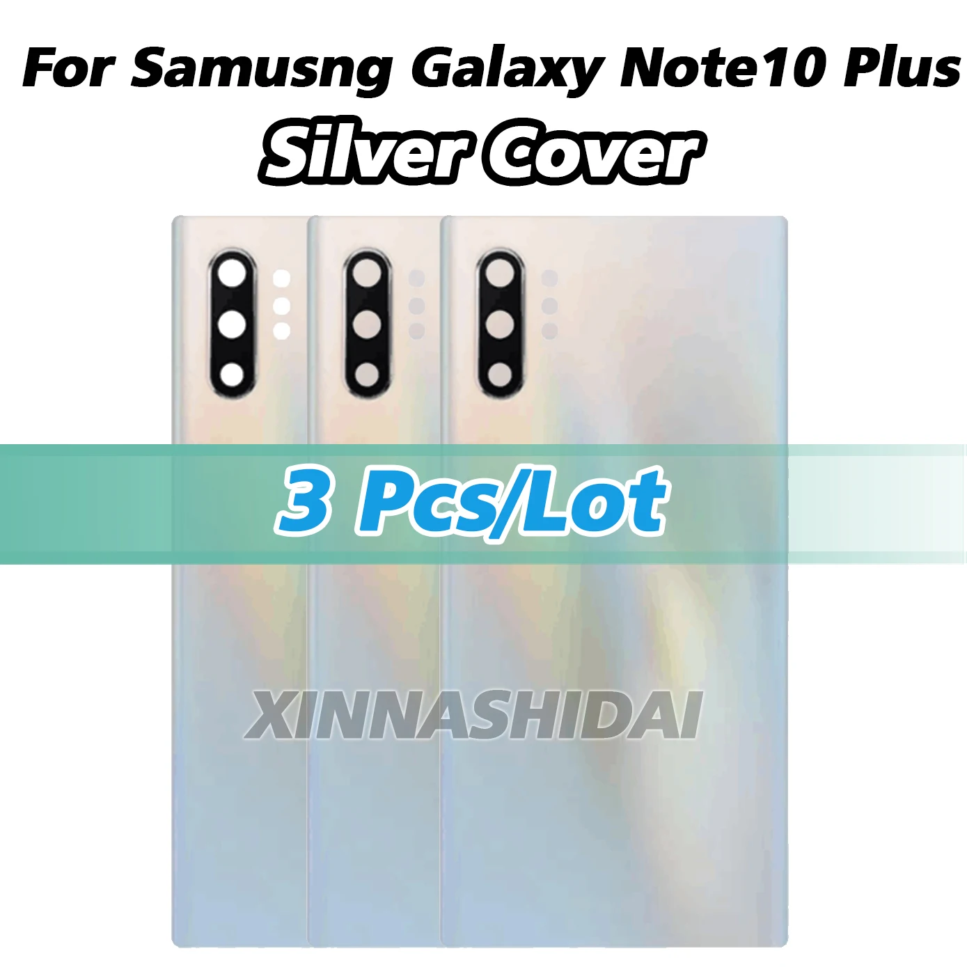 3pcs silver cover