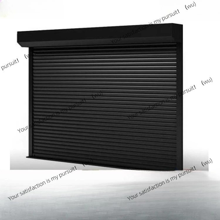 Aluminum alloy electric rolling shutter door heat insulation anti-theft shading anti-hurricane remote control