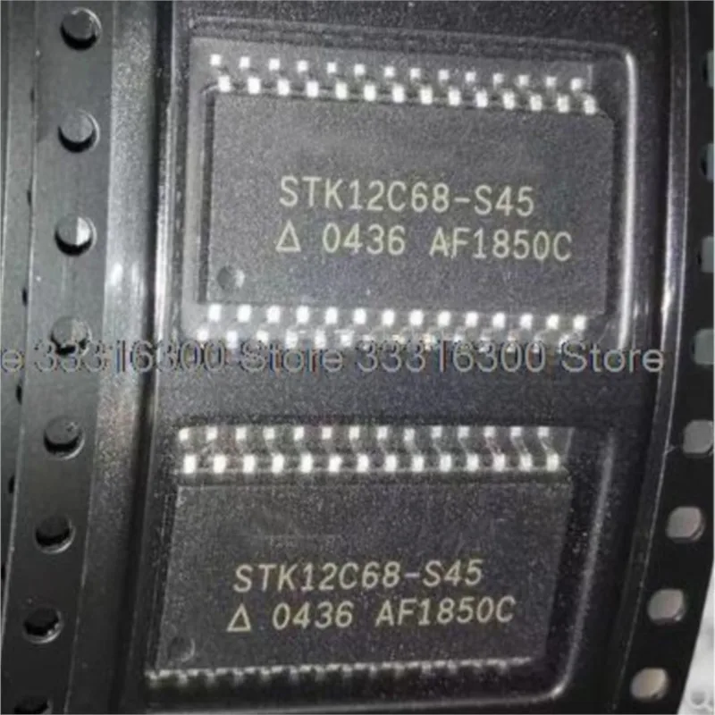 2PCS New STK12C68-S45  SOP28 Storage chip IC