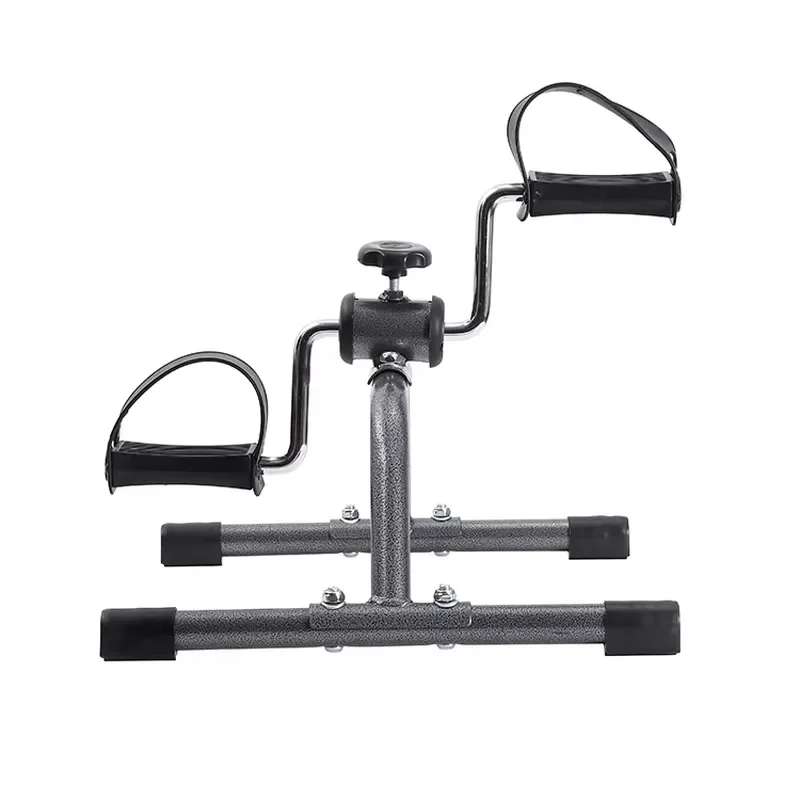 Mini Pedal Exercise Bike Indoor Stepper Black Fitness Equipment for Home Gym Workout Leg Arm Trainer Portable Cycling Machine