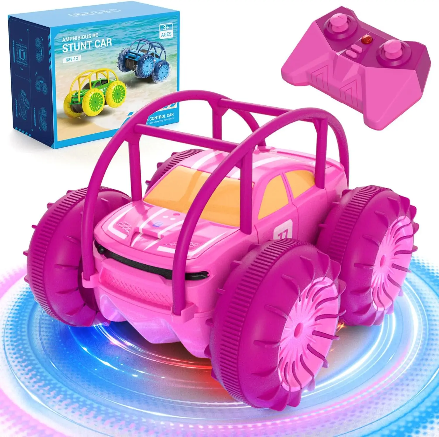 Remote Control Car Rechargeable Direct Loading RC Car 360 ° Salto Waterproof RC Stunt Car 2.4GHz 15 KM/H 4WD All Wheel All Wheel