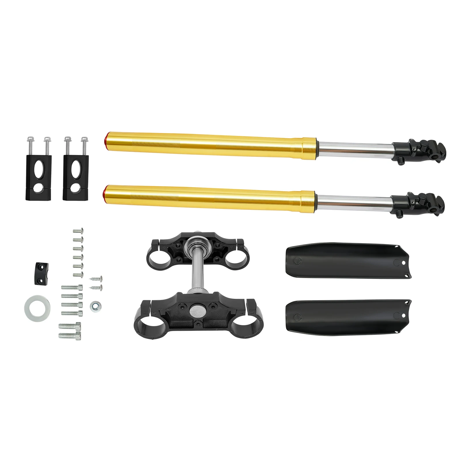 29" Length Front Forks Shock Triple Tree Clamp Set for Dirt Pit Bike 45/48mm - view 2
