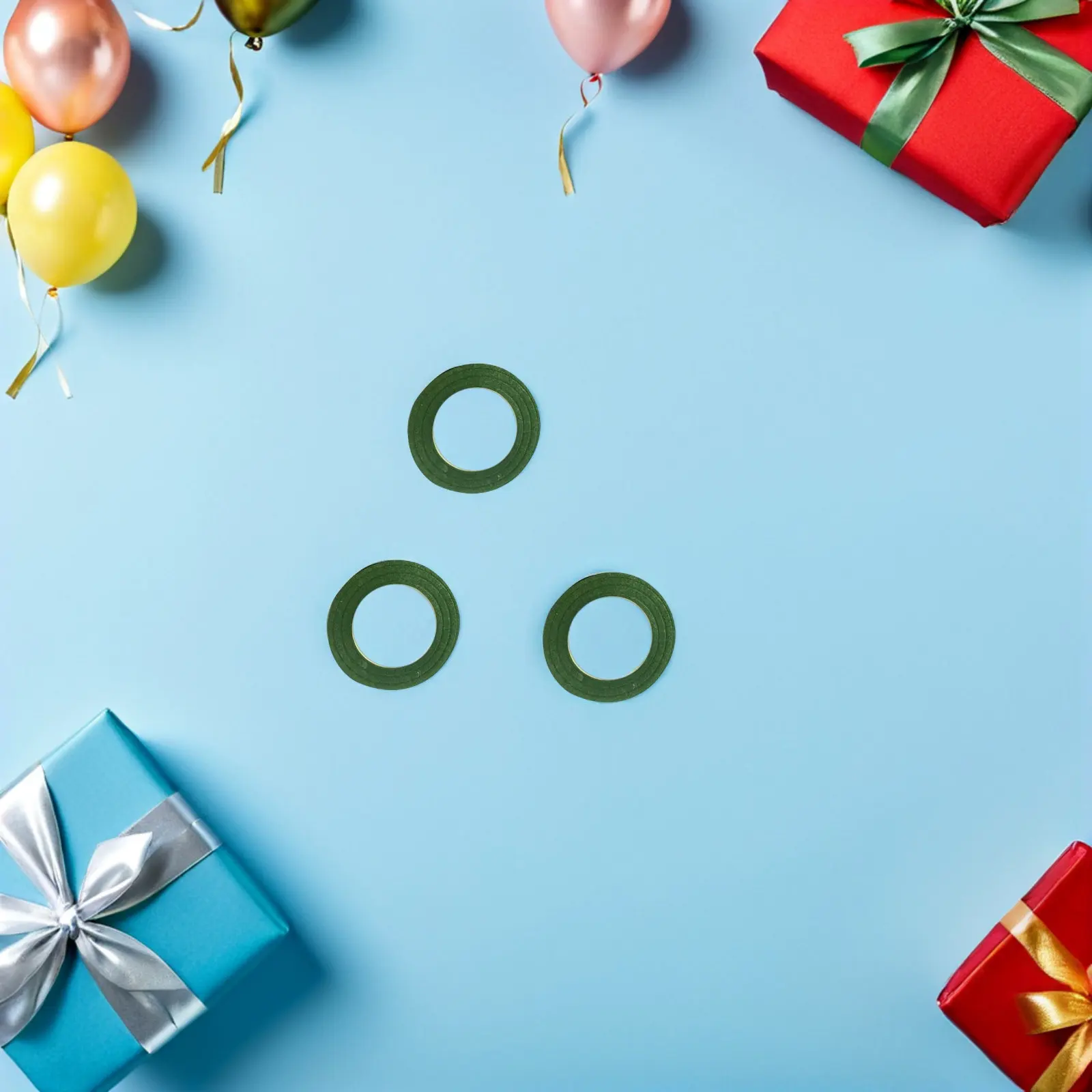 

3 рулона зеленой ленты для обвязки стеблей длиной 27 м, идеально подходят для флористики, искусственных цветов, создания букетов, упаковки подарков, школы