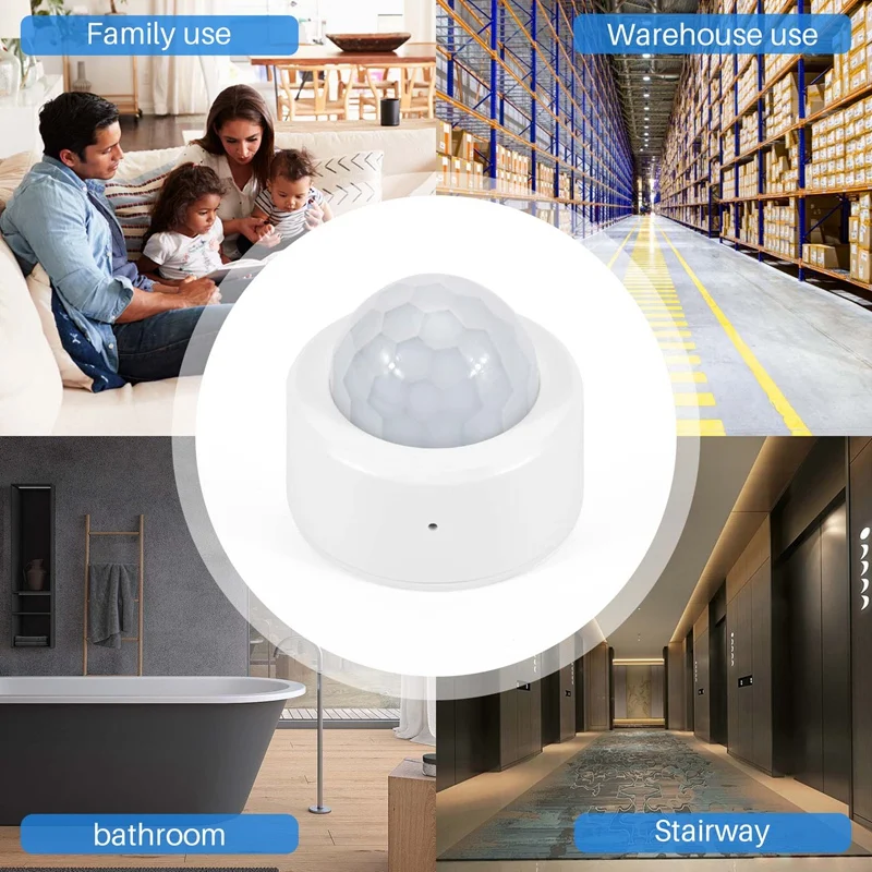 Movement Body Sensor Zigbee 3.0 Tuya Mini Smart Human Motion PIR Transducer Smart Life Home Wireless Connection Light