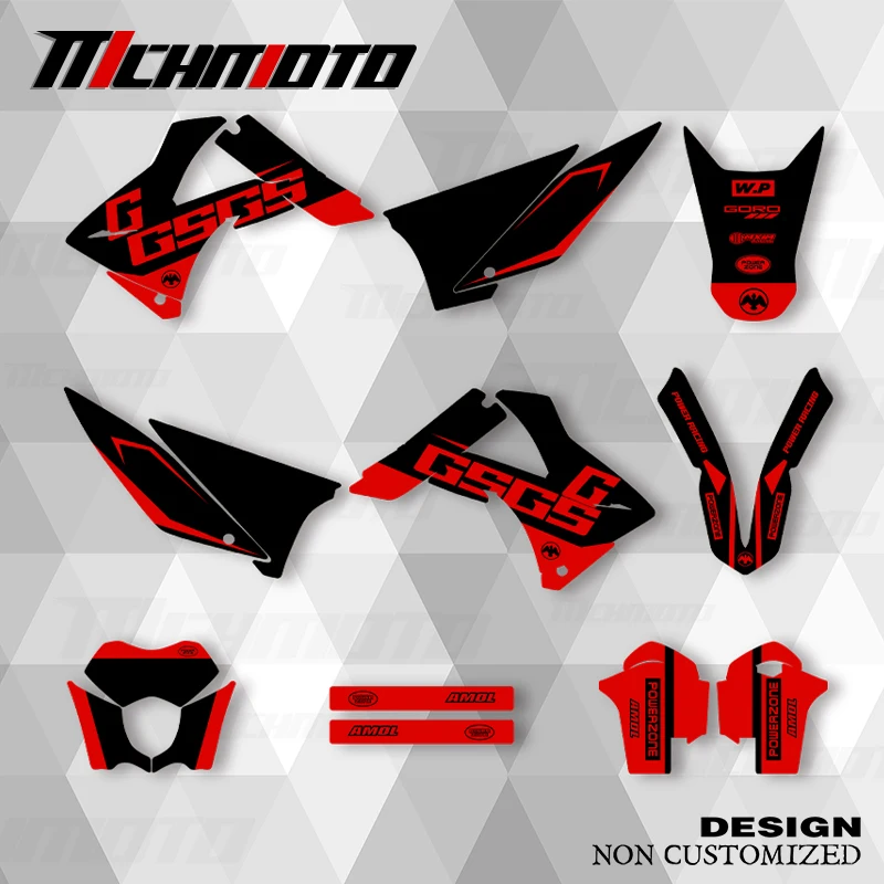 

MCHMFG New Style Graphics Decals Stickers Kits For GASGAS 2010 2011 EC MC