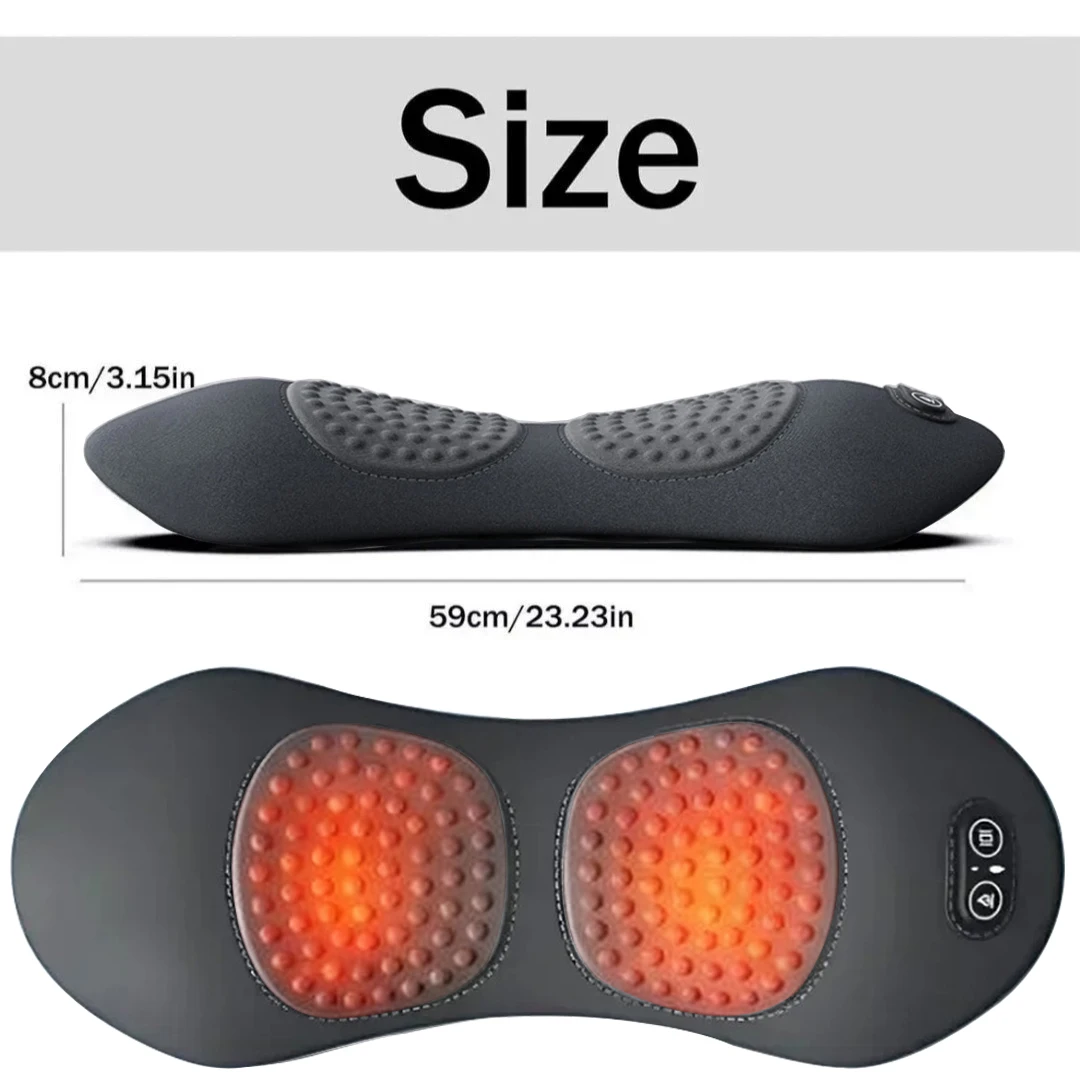Back Pillow Bed Sleeping Waist Protection Pad Lying Flat Waist Relief Waist Support Heating Vibrating Electric Massage Pillow