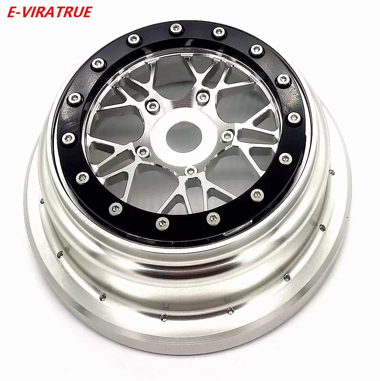 E-VIRATRUE Aluminum Bead Lock Wheel For Losi Lasernut 1/6 1pcs