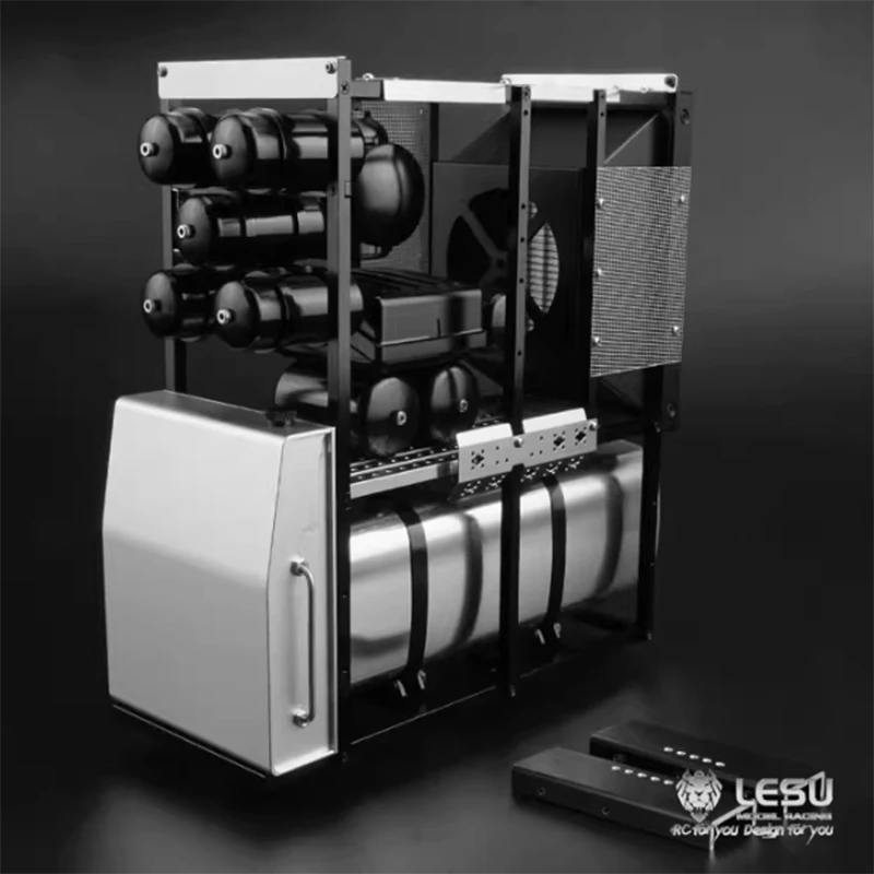 

LESU Metal Heavy Equipment Rack Car Accessories for Tamiyay 1/14 RC Tractor Truck Remote Control 1851 3363 Th02330-Smt3