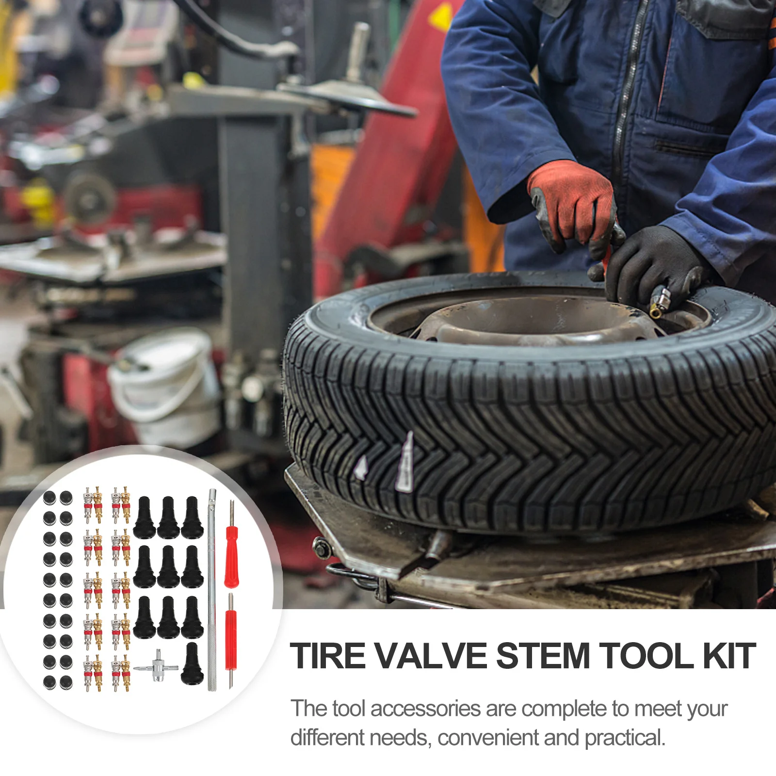 

1Set Tyre Stem Puller Tools Heavy Duty Tire Valve Stem Remover Installer for Car Motorcycle Atv Tire Repair Accessories