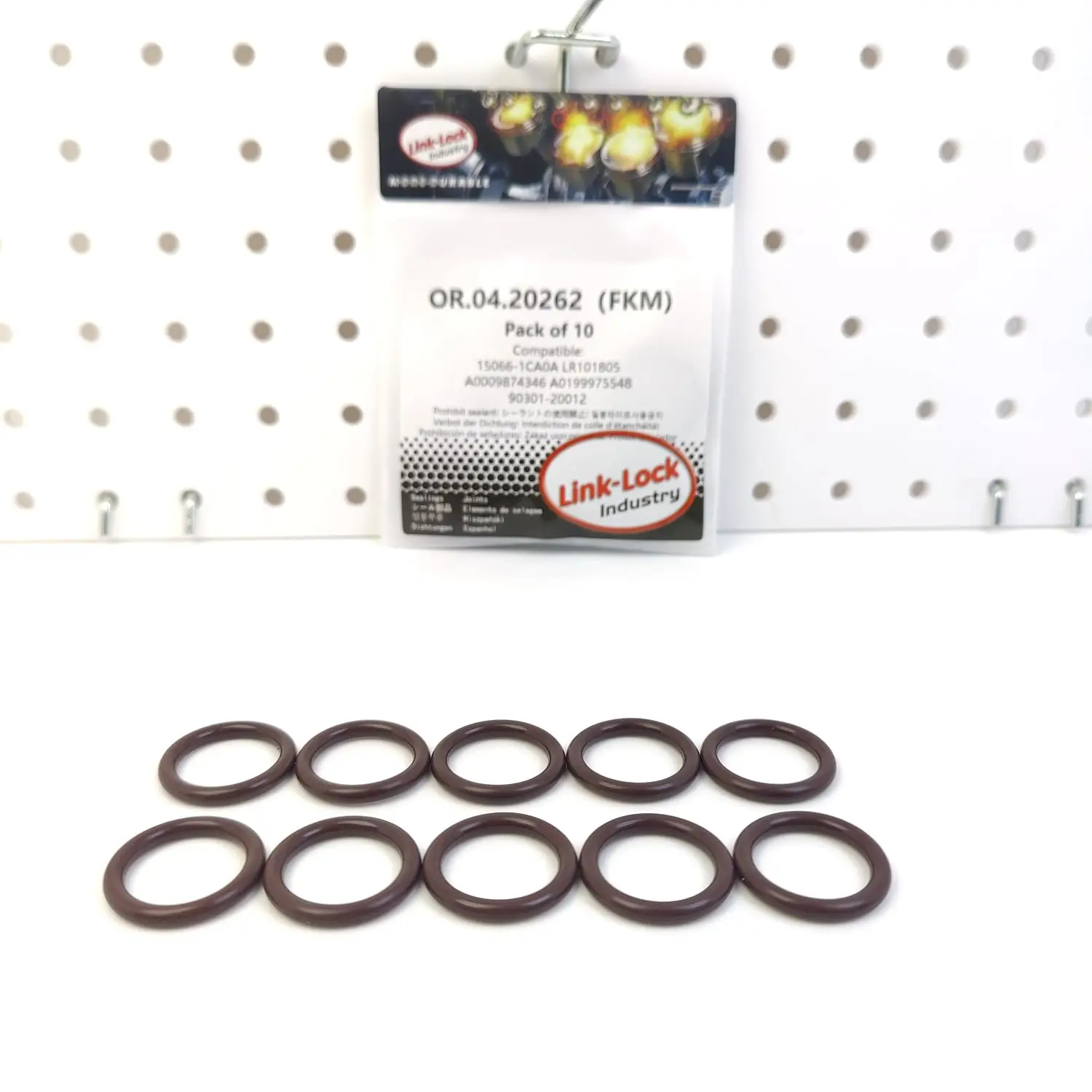 LINK-LOCK 10PCS OR.04.20262 FKM Viton Sealing O-Ring Kit of Air Filter Housing Intake Hose 15066-1CA0A LR101805 A0009874346 A019
