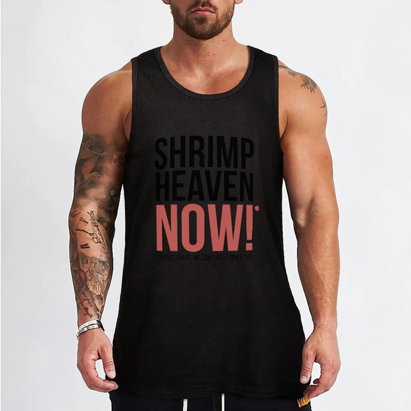 Shrimp Heaven NOW! Tank Top Men's clothes luxury style Bodybuilding shirt men clothing men clothes