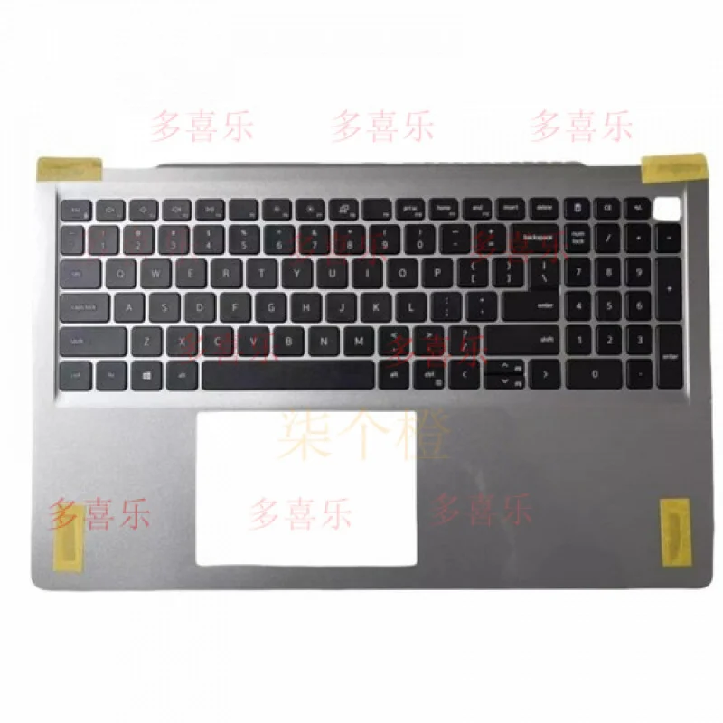 

QQ для Dell Inspiron 15 3510, верхняя крышка упора для рук с клавиатурой 0HM1XV, серебристая