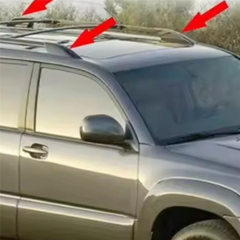 Car Roof Rack Rail Cover For Toyota 4Runner 2003-2009 Luggage Lid Bar Part Rail End Shell Cap