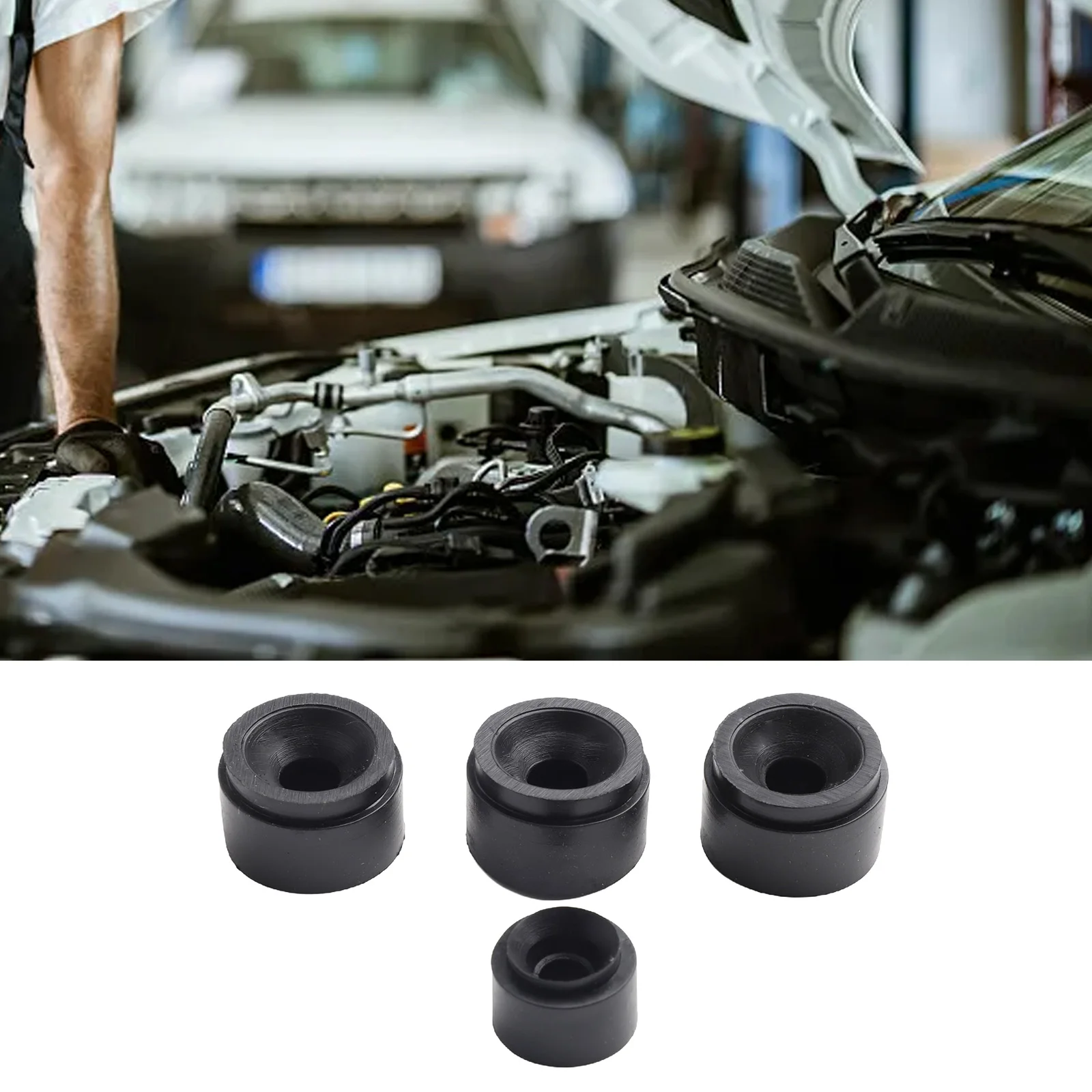 1Set Car Engine Cover Trim Rubber Mountings Rubber Pad Cover Plate Rubber Pier Buckle 07C103226B Accessories For The Car