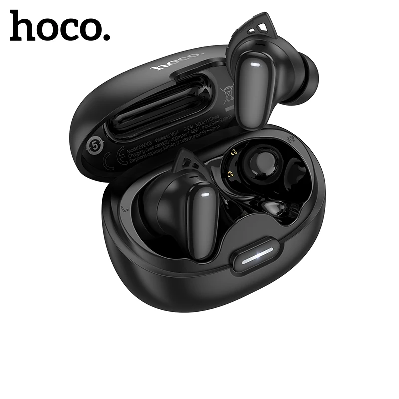 

HOCO True Wireless Bluetooth 5.4 Earphone HiFi 10MM Drivers Deep Bass Stereo Music Sport In-Ear Earbuds Comfotable TWS Headsets