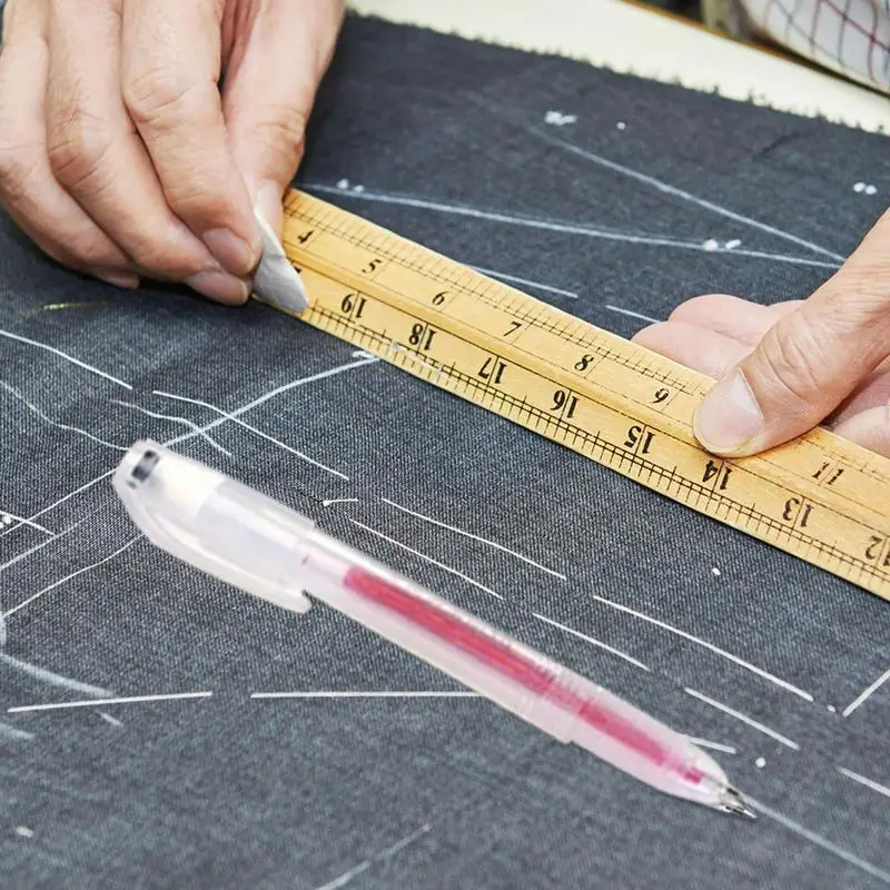 10Pcs/Set Heat Erasable Magic Marker Pen Temperature Disappearing Fabric Fabric Pens Lines Marking DIY Craft Marker Pen